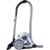 Dirt Devil Stofzuiger zonder Zak DD2501 - HEPA 12 Filter - 3 Opzetstukken - 850W - Grijs/Blauw