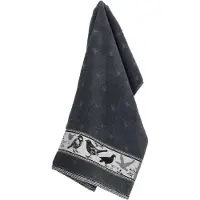 Bunzlau Castle Keukendoek Birds Anthracite