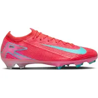 Nike Zoom Mercurial Vapor 16 Elite Gras Voetbalschoenen (FG) Rood Turquoise Roze