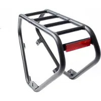 Cortina Bearing Co. Cortina Bagagedrager Achter E-Lett, Jet Black Matt