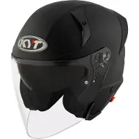 Kyt TTR-Jet Plain Mat Zwart Jethelm Maat S