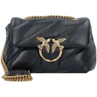 Pinko Handtas 'Love Puff Mini Cl Sheep Nappa' zwart