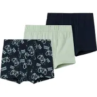 Name it Onderbroek blauw / groen / zwart