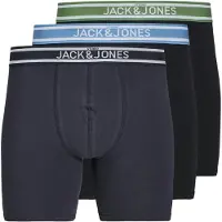 Jack & Jones Heren boxer briefs jacteddy 3-pack donkerblauw/zwart