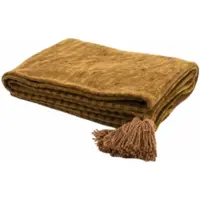 By-Boo Plaid Sirun Mustard-130 x 170 cm