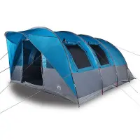 vidaXL Tunneltent 5-persoons waterdicht blauw