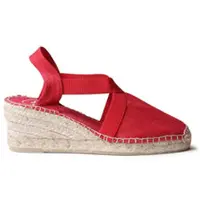 Toni pons Espadrilles Dames Ter Rood Linnen Size 39