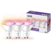WiZ Connected WiZ Spot - Gekleurd en Wit Licht - GU10 - 3-pack