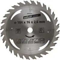 Wolfcraft - Cirkelzaagblad 184x16mm - 28 Tanden - Zaagblad voor Cirkelzaag - Serie Zilver - 6473000