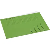 Jalema Secolor inlegmap met lijnbedrukking groen A4 landscape (25 stuks)