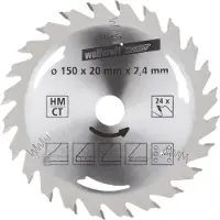 Wolfcraft Handcirkelzaagblad | HM | 24 Zähne | Ø150mm | 1 stuk - 6464000