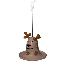Alessi Figuur voor kerststal met wierookhouder ALCE, bruin,