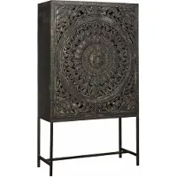Tower Living Casina Cabinet 2 drs. 110x45x190 (Zwart, 110x190x45cm)
