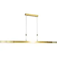 QAZQA Verstelbare hanglamp goud incl. LED - Lamba