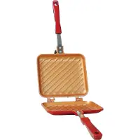 Huismerk Tosti-ijzer Red Copper Flipwich Rood