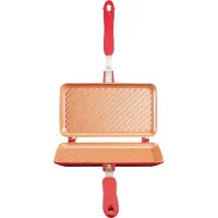 Huismerk Tosti-ijzer Red Copper Flipwich DUO Rood