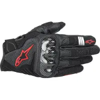Alpinestars SMX-1 Air V2, Handschoenen ,zwart/neon rood ,3XL