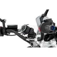 SW-Motech GPS mount voor stuur - Zwart. Schokabsorberend.
