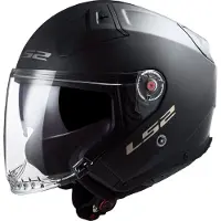 LS2 OF603 Infinity II Solid, jethelm ,Mat-Zwart ,XL