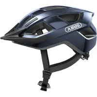 ABUS Fietshelm ADURO 3.0 LED midnight blue S - 51-55 cm - blauw - Geschikt voor gebruik op elektrische fietsen - stadsfietsen - 295 g