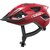 ABUS Fietshelm ADURO 3.0 LED blaze red L - 58-62 cm - rood - Geschikt voor gebruik op elektrische fietsen - stadsfietsen - 335 g