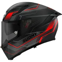 Sonstiges Speedstar 2 Visual Zwart Rood Integraalhelm Maat XS