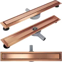 REA Lineaire Afvoer Neox Pro Brushed Copper 90