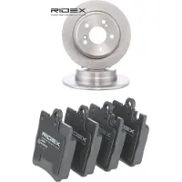 RIDEX 3405B2210 Remschijven en blokken
