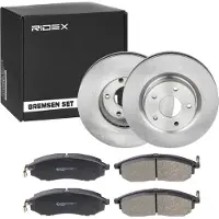 RIDEX 3405B0819 Remschijven en blokken