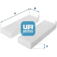 Ufi 53.154.00 Interieurfilter