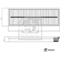 FEBI BILSTEIN 185267 Interieurfilter