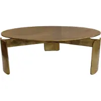 Starfurn Salontafel Darwin | 90 cm (Goud, 90x90x28 diameter: 90cm)