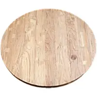 Benoa Eetkamer tafelblad rond massief teak 120
