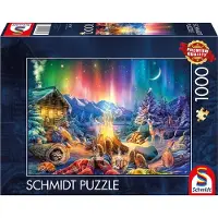 Schmidt legpuzzel Campfire Romance onder een Sterrenhemel - 1000 stukjes.