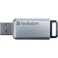 Verbatim Secure Data Pro - USB-stick - 16 GB - 256-bit AES beveiliging - grijs