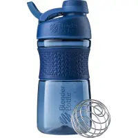 BlenderBottle | SportMixer Tritan Twist | 590 ml | MARINE BLAUW | Shakebeker | Shaken zonder klonten en zonder te lekken!