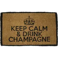 Mars & More kokosmat handgeweven keep calm 75cm