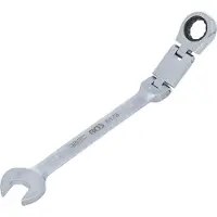 Bgs Dubbelgekoppelde ratelring steeksleutel buigbaar SW 19 mm