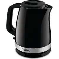 Tefal KO150F, 1,5 liter, 2400 watt, zwart, roestvrij staal, kunststof, draadloos, met filter