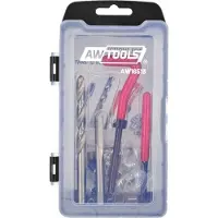 AWTOOLS Set voor het repareren van schroefdraad, M8x1.25, 30 stuks.