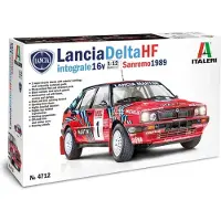 Wittmax Modelbouwpakket Auto - 4712 Lancia Delta HF Integrale Sanremo 1989 Car Plastic - 1:12 - Modelbouw