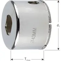 Rotec Diamant - tegelboorkroon 35,0 mm - 7590350