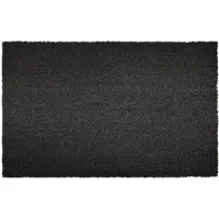 Karat Deurmat Kokos - Voor Binnen en Buiten - Deurmat van Kokos - Vuilvangmat voor Voordeur - Antislip - Voetschraper - Schoonloopmat Naturel - Zwart - 17 mm - 80 x 100 cm