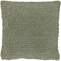 Unique living sierkussen karli tea green -45x45cm