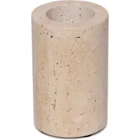 Mooisa - Travertine waxinelichthouder L Ø6x10cm