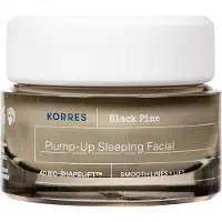 Korres Zwarte Den Opvullende Gezichtsbehandeling voor de Nacht | 40 ml