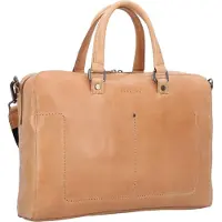Harold's Caugio Koffer Leer 41 cm Laptop compartiment bruin