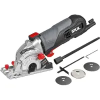 Skil Multizaag 600W - Elektrische Handzaag - Cirkelzaag - Compacte Multizaag Machine - Breedtegeleider - Zaagcapaciteit 28.5mm - Inclusief 2x Zaagbladen 80 tanden - 5330 AA