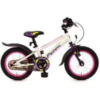 Bachtenkirch-Interbike 661-PP-04 Kinderfiets PEPP 14" Wit/Paars