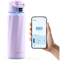 WaterH Boost slimme waterfles 946 ml paars - B003PR